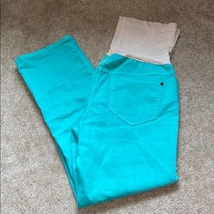 Liz Lange Maternity Pants light teal size 10